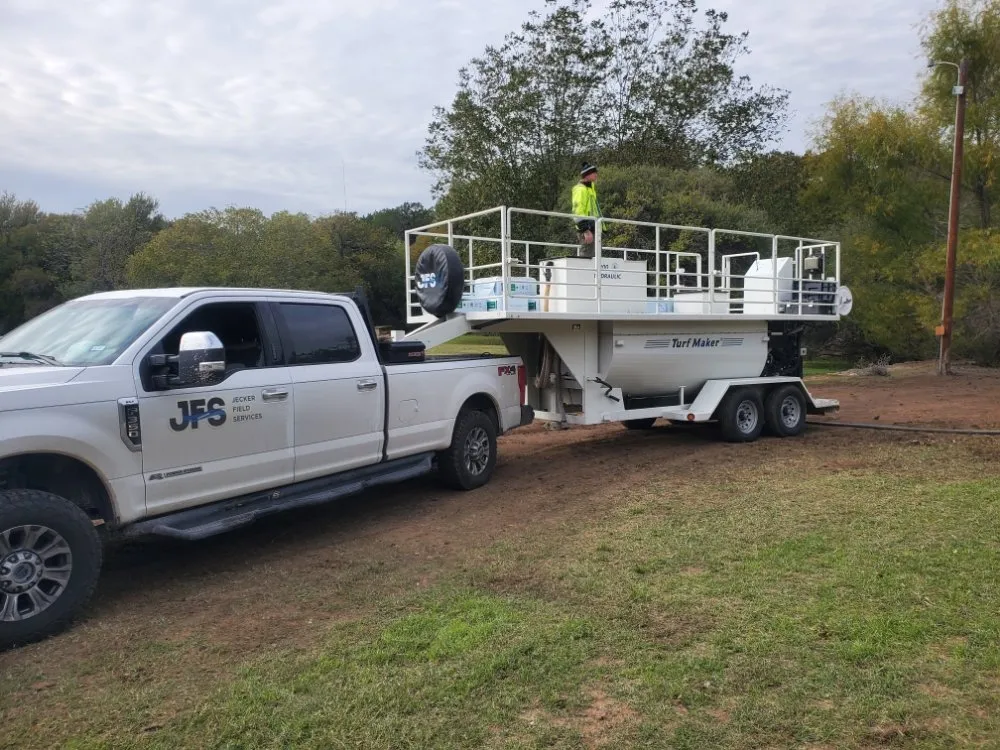 Affordable landscape design for year-round maintenance in San Marcos, TX by Jecker Field Services