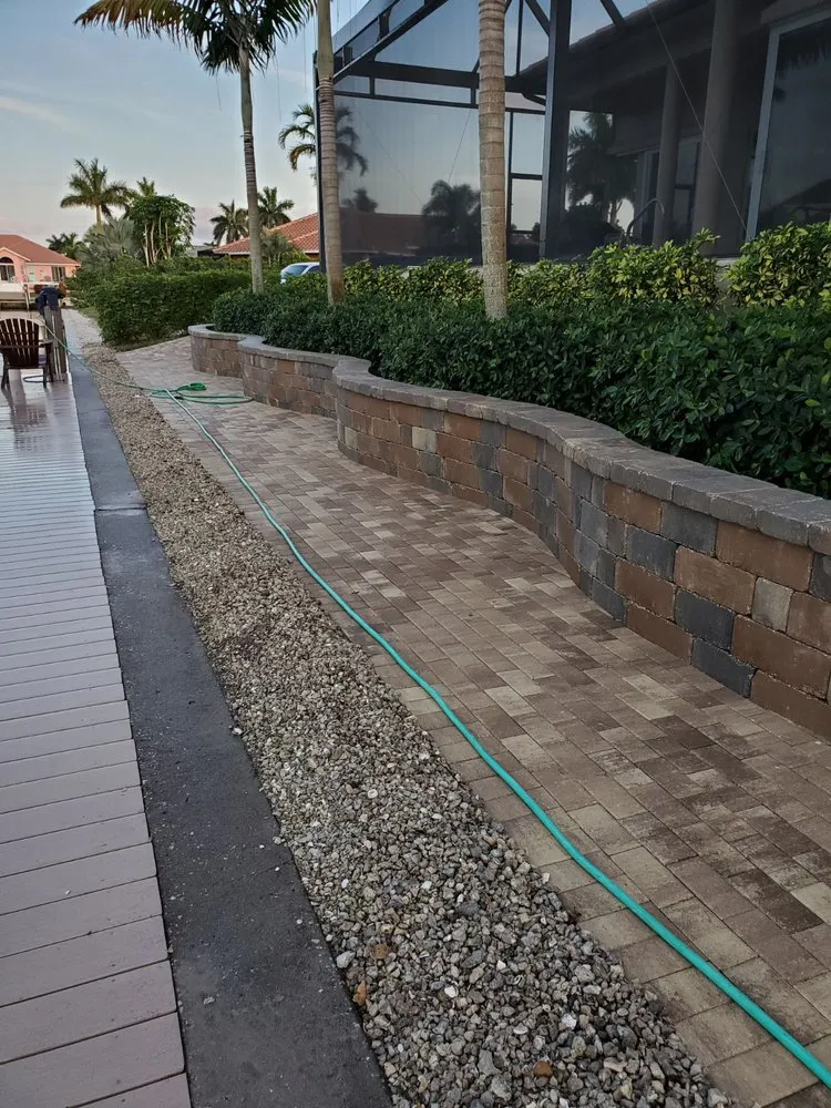 Local outdoor landscaping with custom design in Cape Coral, FL by Jedi Landscaping