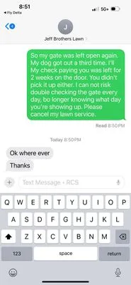 Jeff Brothers Lawn Care Service Logo