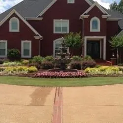 Custom residential landscaping in Jackson, TN by Jeff Fuller Designs