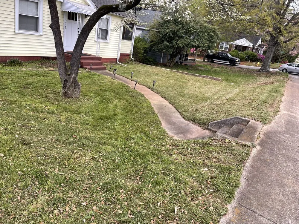 Affordable yard cleanup service for residential properties in Greenville, SC by Jefferson Landscaping