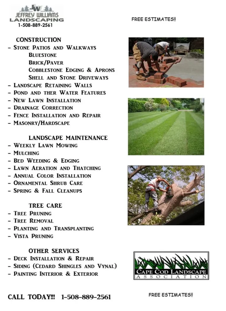 Affordable residential landscaping for year-round maintenance across Mashpee, MA - Jeffrey Williams Landscaping