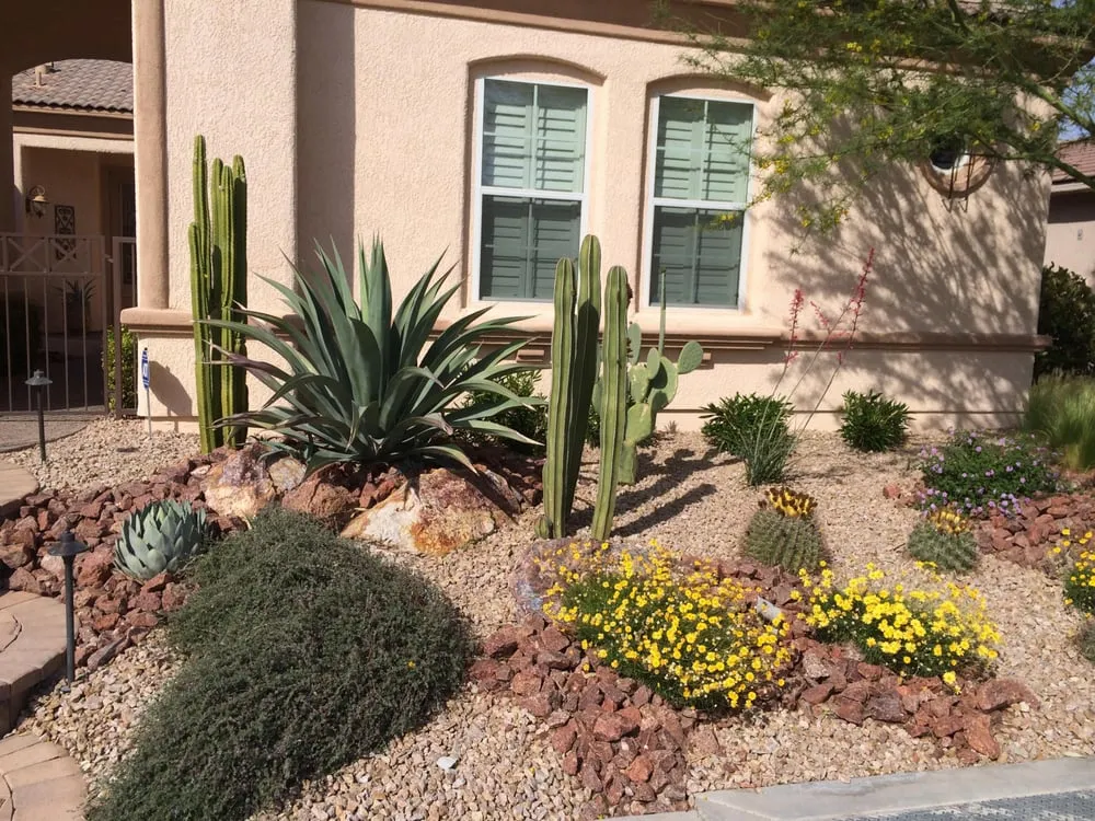 Custom garden landscaping for outdoor upgrades across Las Vegas, NV - Jeff's Lawn & Landscaping