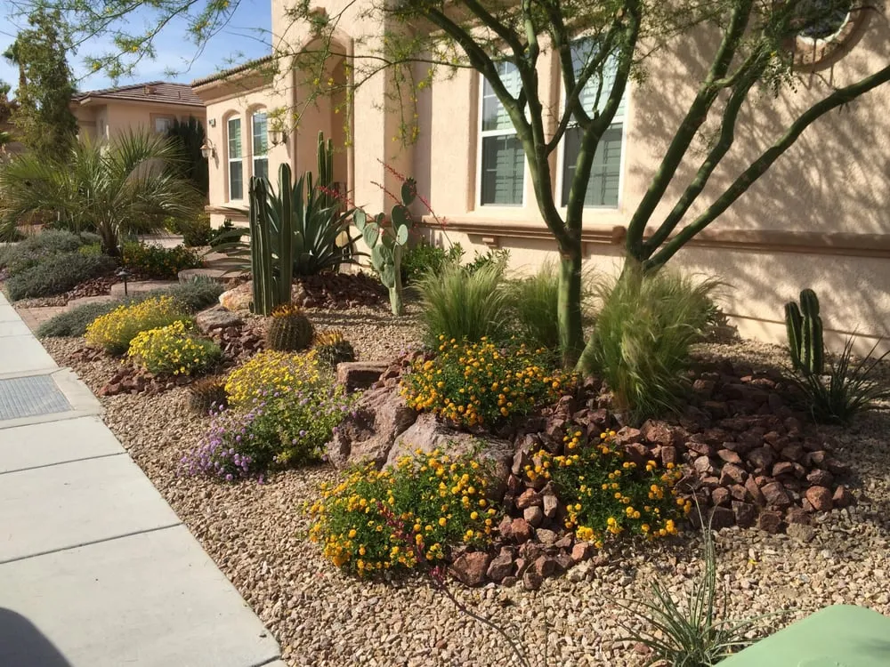 Top-rated residential landscaping for outdoor upgrades in Las Vegas, NV by Jeff's Lawn & Landscaping