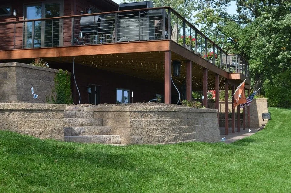 Affordable lawn care service with custom design in Pine City, MN by Jeff's Outdoor Services