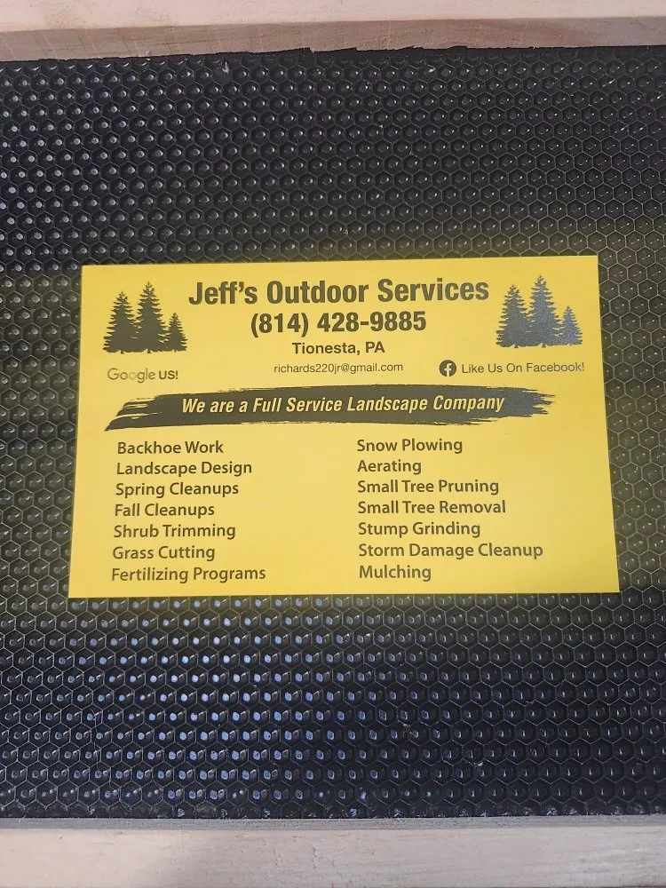 Custom landscape installation in Tionesta, PA - Jeff's Outdoor Services
