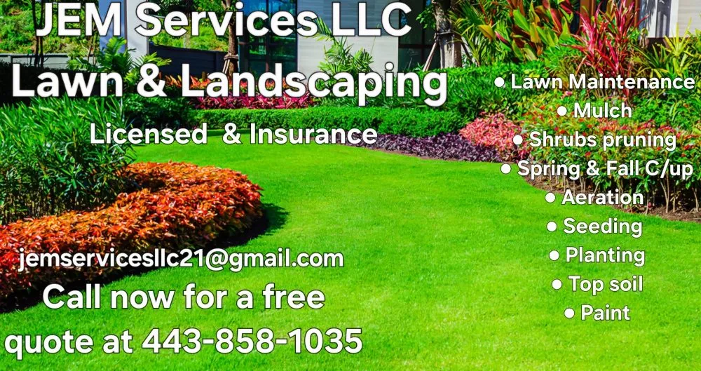 Custom lawn care service in Columbia, MD - JEM Services