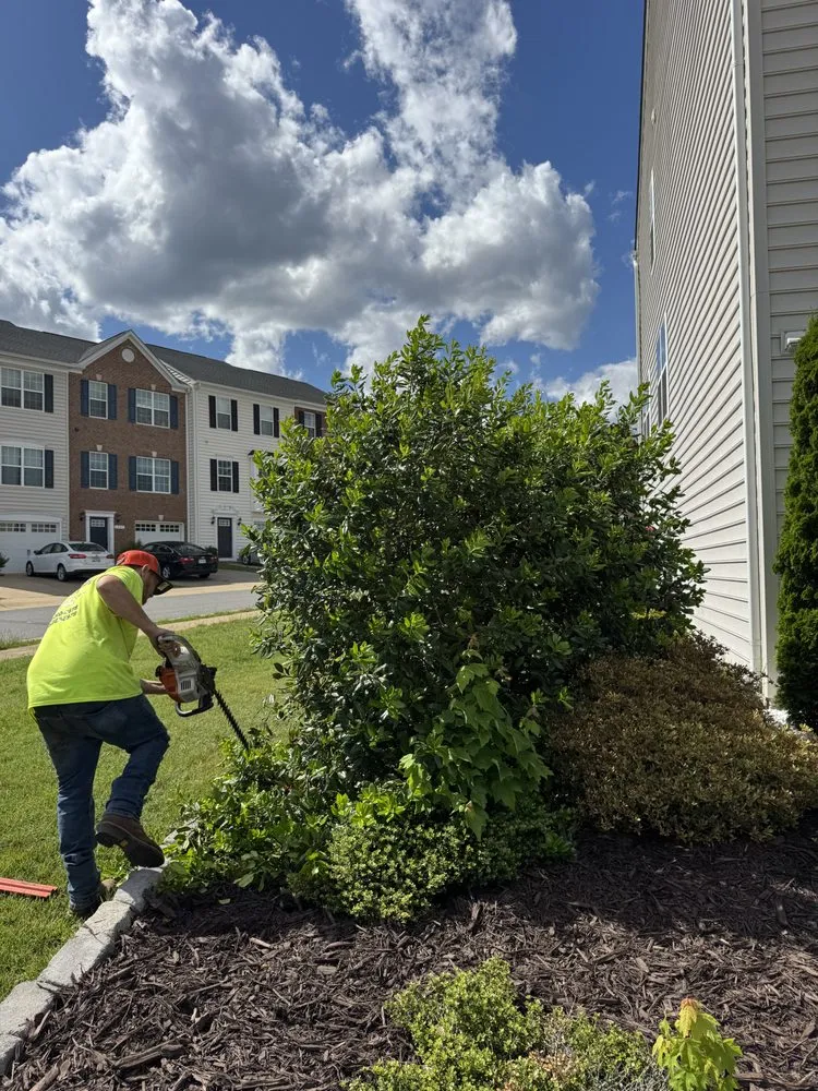 Custom outdoor landscaping for homes across Fredericksburg, VA - Jenkins & Son’s Property Management