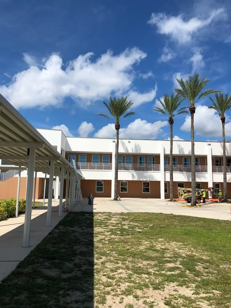 Professional outdoor landscaping with custom design across Palm Bay, FL - Jenkins Tree Service