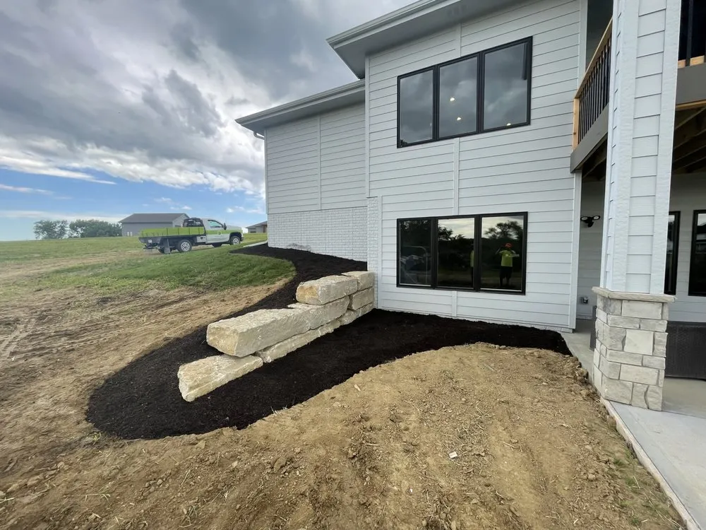 Professional yard cleanup service in Springfield, NE by Jensen Gardens