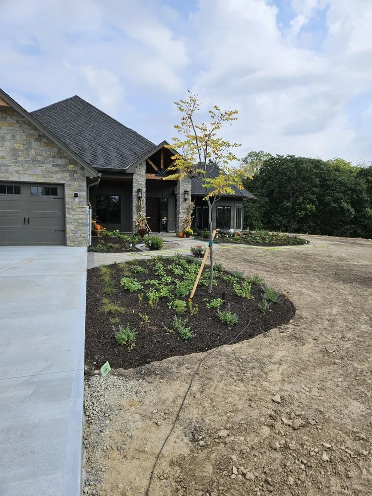 Top-rated landscaping services in Springfield, NE by Jensen Gardens