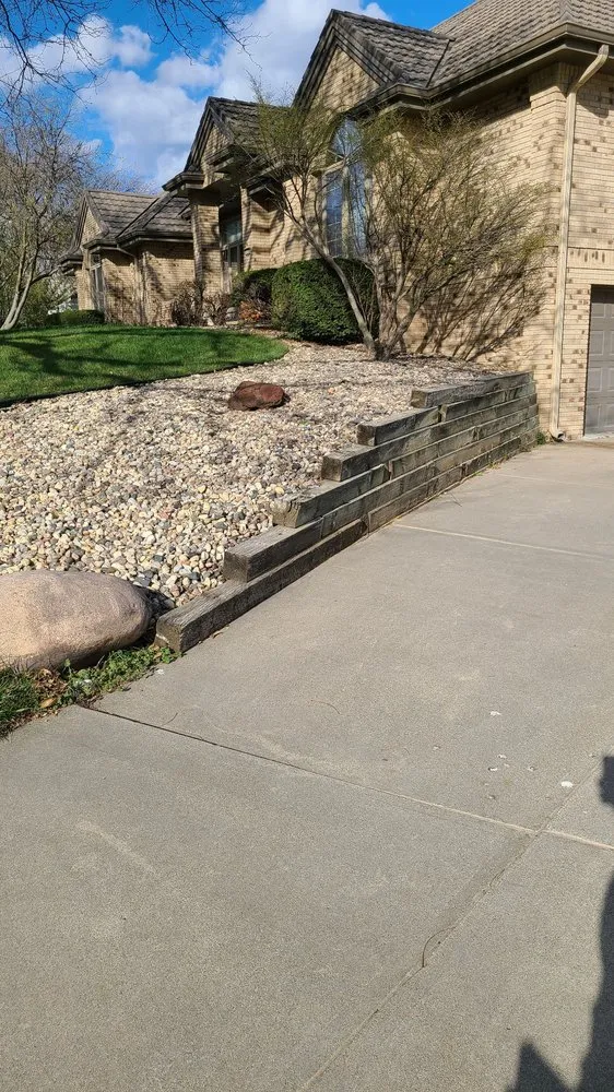 Trusted residential landscaping for residential properties in Omaha, NE by Jensen Retaining Walls