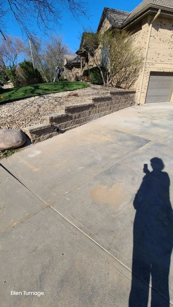 Professional landscape design for homes in Omaha, NE by Jensen Retaining Walls