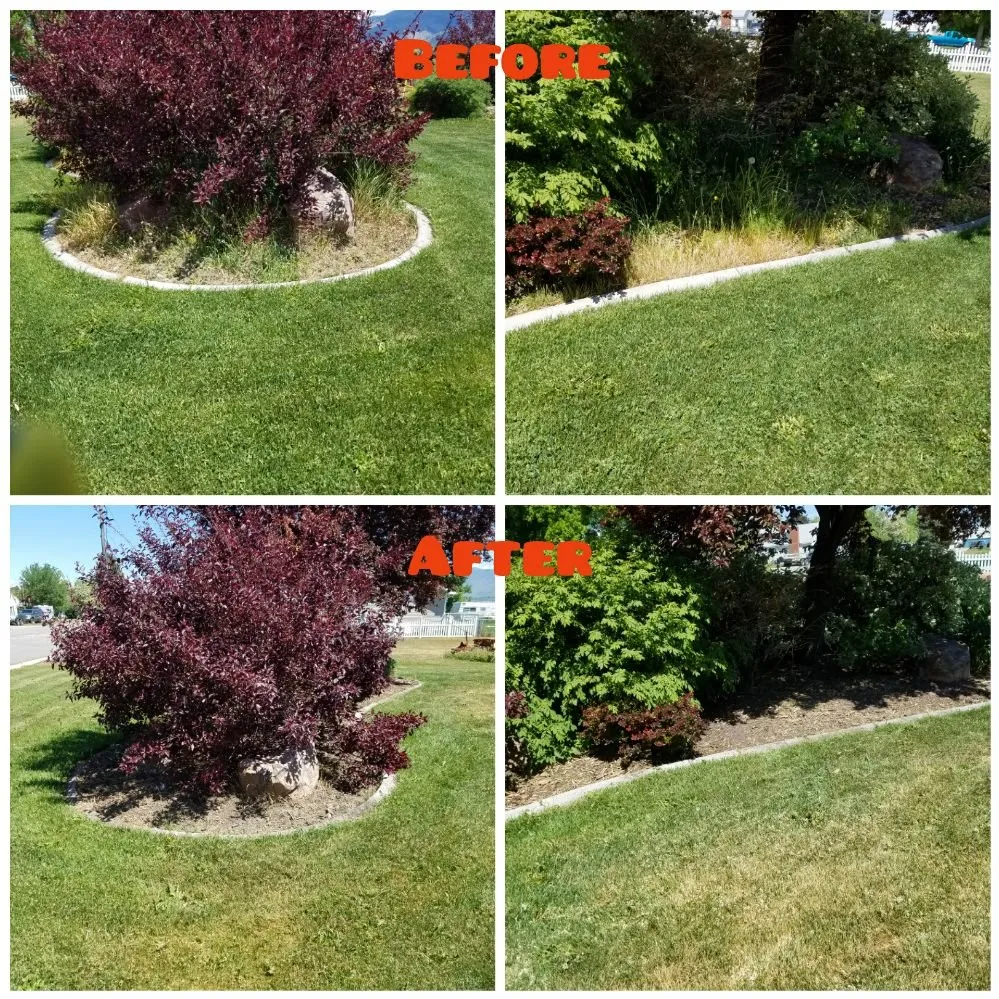 Custom garden landscaping in Logan, UT - Jenson Lawn Services