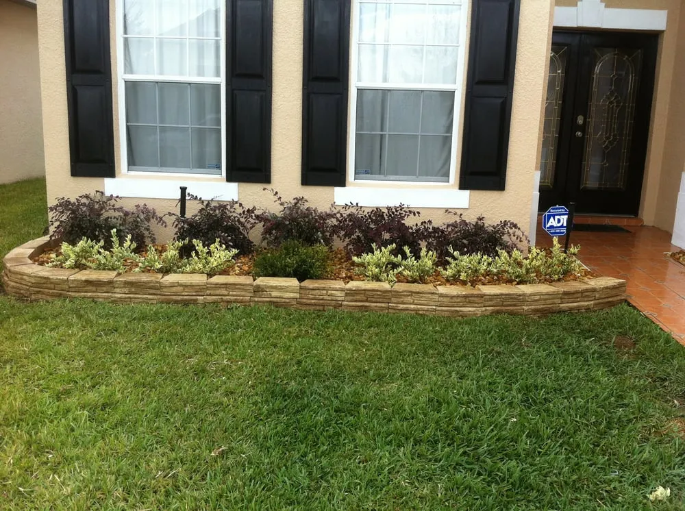 Professional landscape design for residential properties in Orlando, FL by Jeps Lawn Care & Landscaping