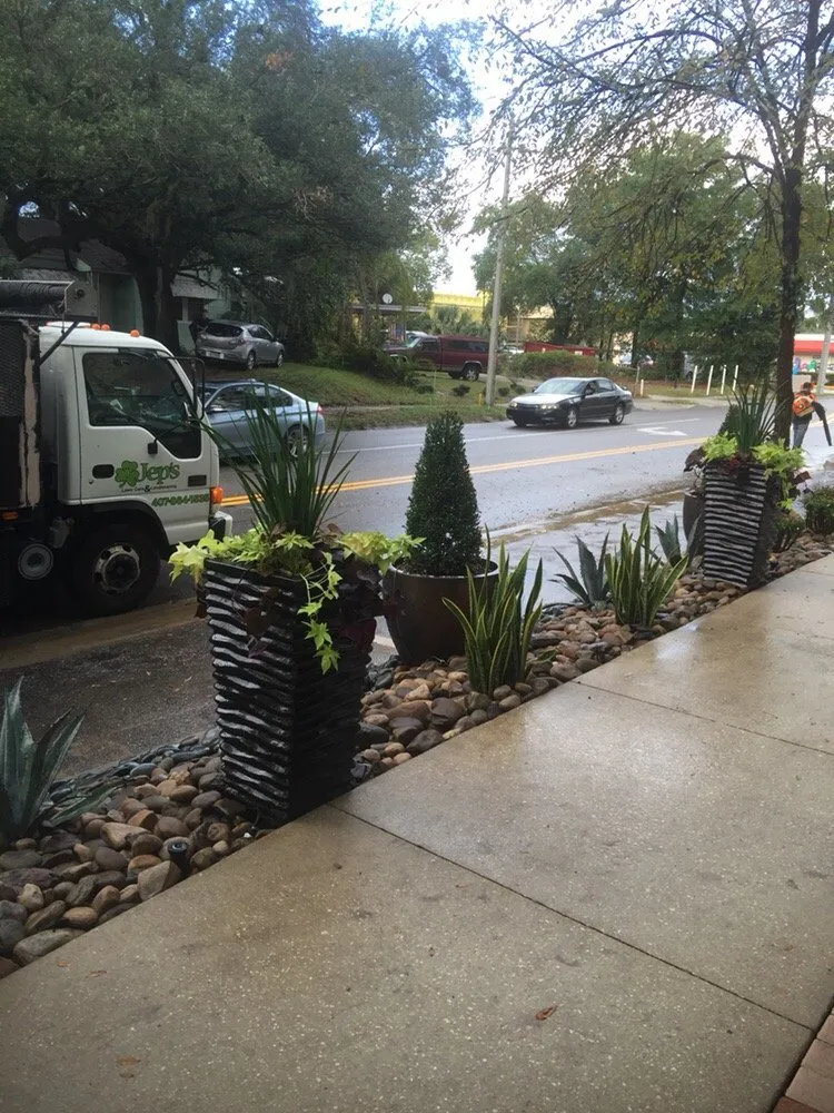 Professional outdoor landscaping near you in Orlando, FL by Jeps Lawn Care & Landscaping