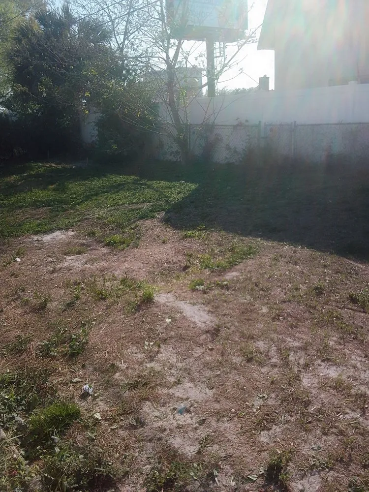 Custom landscape installation in Holiday, FL by Jeremiah's Lawn service