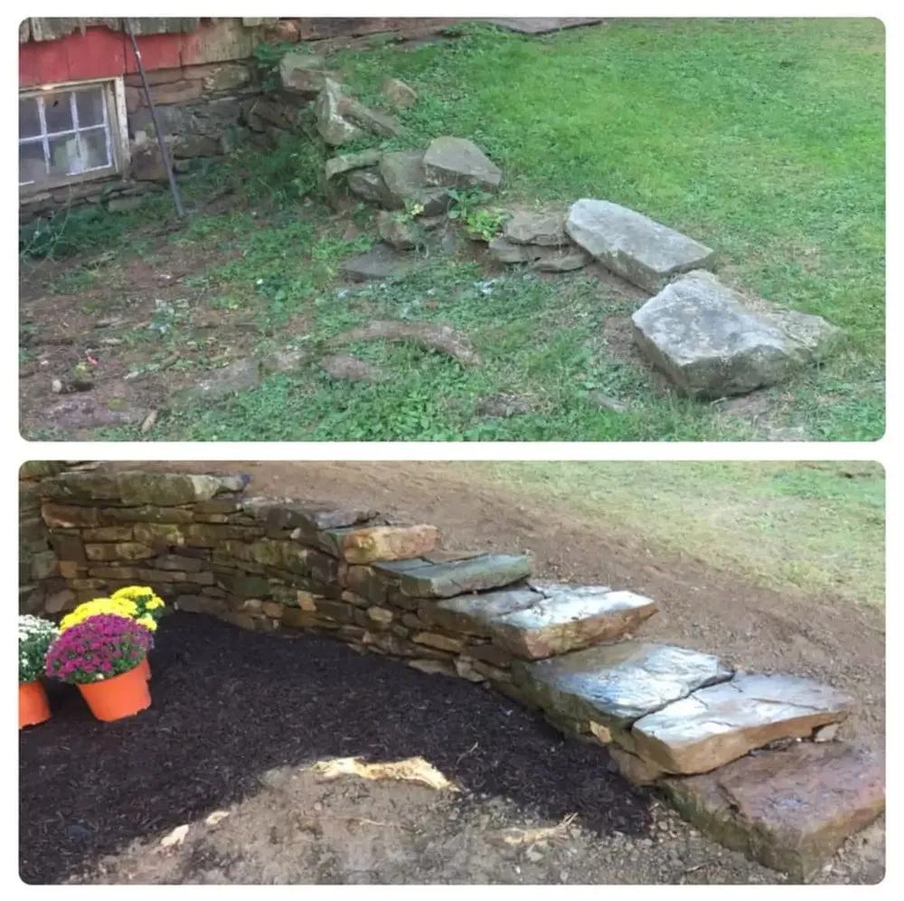 Custom garden landscaping in Bloomsburg, PA - Jeremy Bitler Landscape Masonry