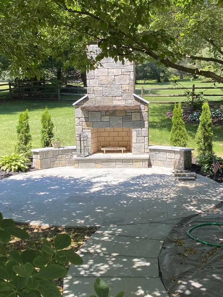 Custom yard maintenance for year-round maintenance across West Chester, PA - Jeremy Russell Stone Masonry
