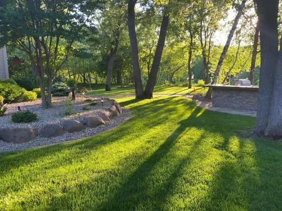 Professional landscape design for year-round maintenance in Zimmerman, MN by Jeremy's Lawn Service
