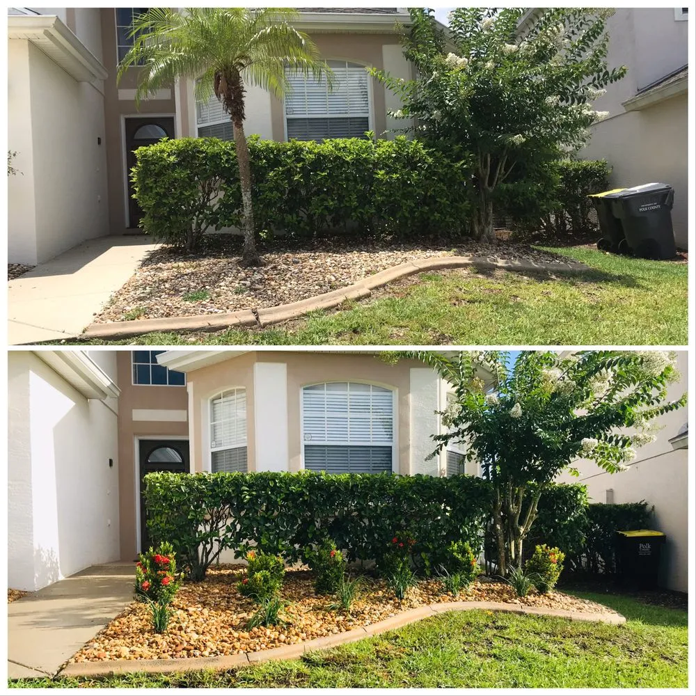 Custom landscape design in Clermont, FL by Jerez Landscaping and Pressure Wash