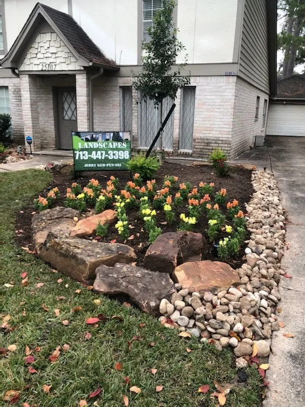 Affordable garden landscaping near you in Spring, TX by Jerry Kempenski Landscapes
