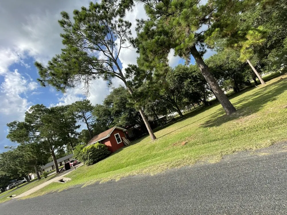 Custom landscape design in Victoria, TX by Jerry World Lawn Service