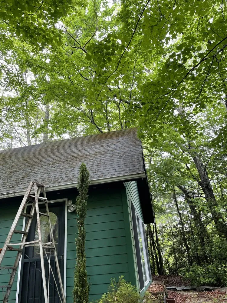 Custom yard maintenance for homes in Burnsville, NC by Jerrys Lawn and Roofing