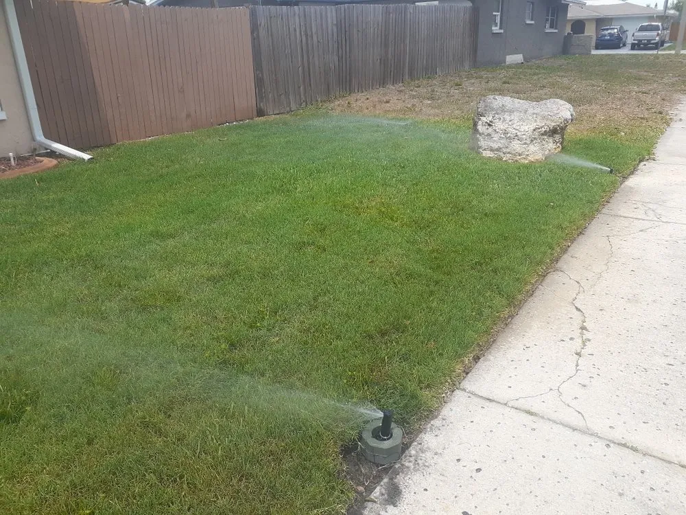 Custom landscape installation in Hudson, FL - Jersey Mike's Lawn Service
