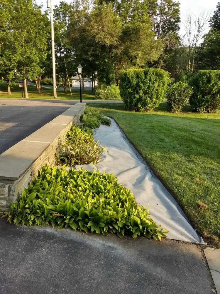 Custom garden landscaping for residential properties across Kirkville, NY - Jesmer Services