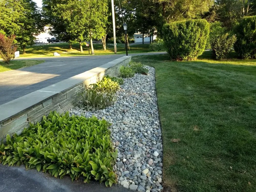 Affordable outdoor landscaping in Kirkville, NY by Jesmer Services