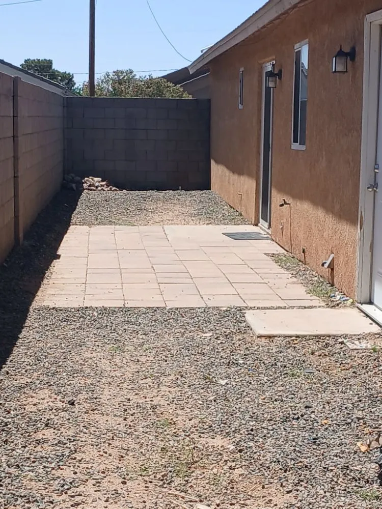 Custom landscaping services with custom design in Kingman, AZ by Jesse Franzen Handyman Painting and Yard Maintenance