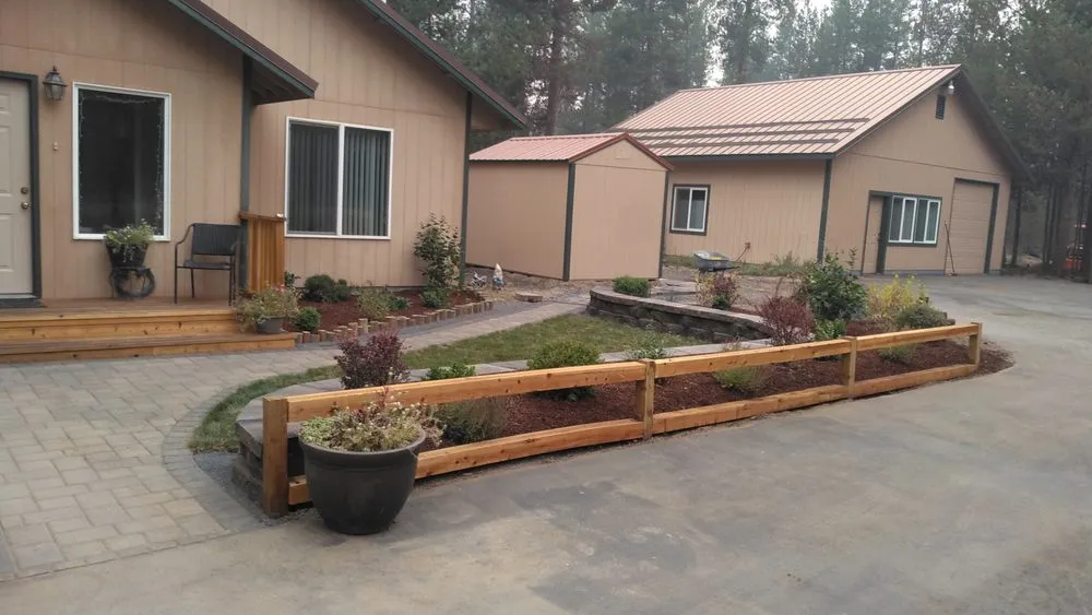 Professional yard cleanup service for year-round maintenance in La Pine, OR by Jesse's Green Thumb