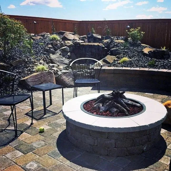 Custom outdoor landscaping for residential properties in Kennewick, WA by Jesse's Lawn Maintenance and Landscaping