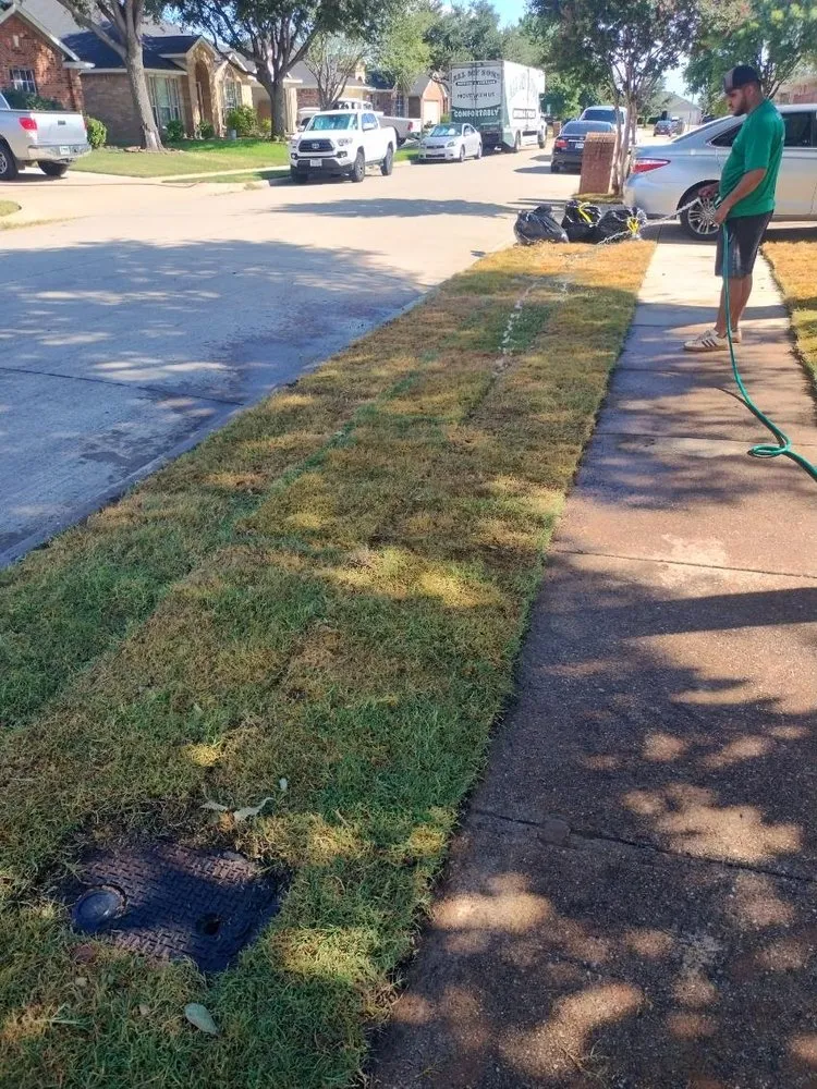 Custom garden landscaping for residential properties in Fort Worth, TX by Jesus Junior Landscaping