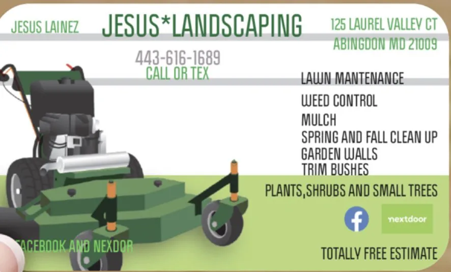 Local landscape installation for residential properties across Abingdon, MD - Jesus Landscaping