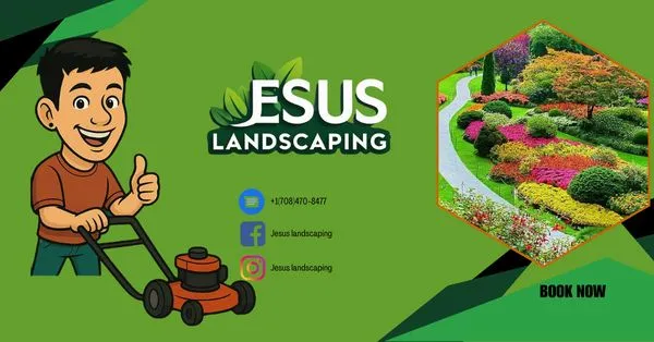 Jesus Landscaping Logo