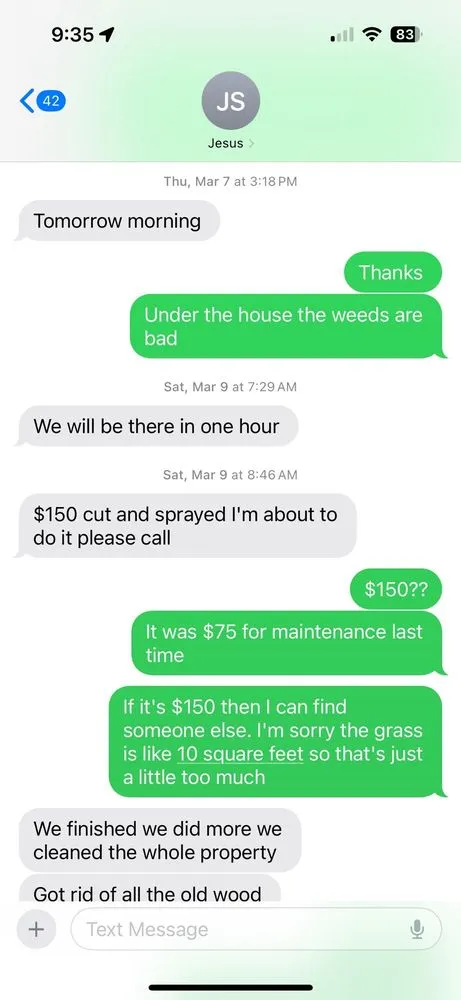 Affordable outdoor landscaping in New Orleans, LA - Jesus saves lawn care