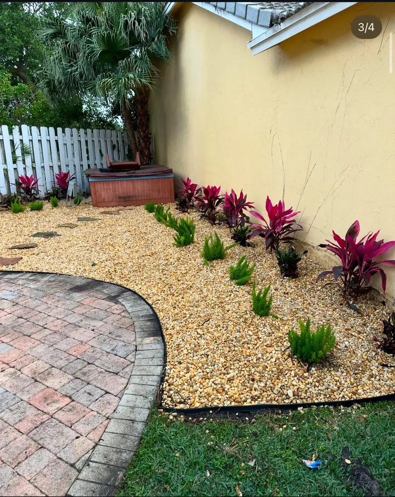 Affordable landscape design in Pompano Beach, FL by Jeters Landscaping