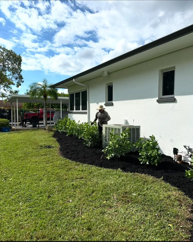Expert lawn mowing service with custom design in Pompano Beach, FL by Jeters Landscaping