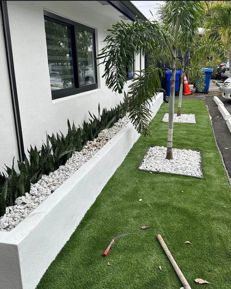 Professional lawn mowing service in Pompano Beach, FL by Jeters Landscaping