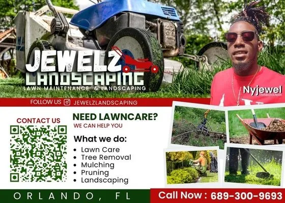 Jewelz Landscaping Logo