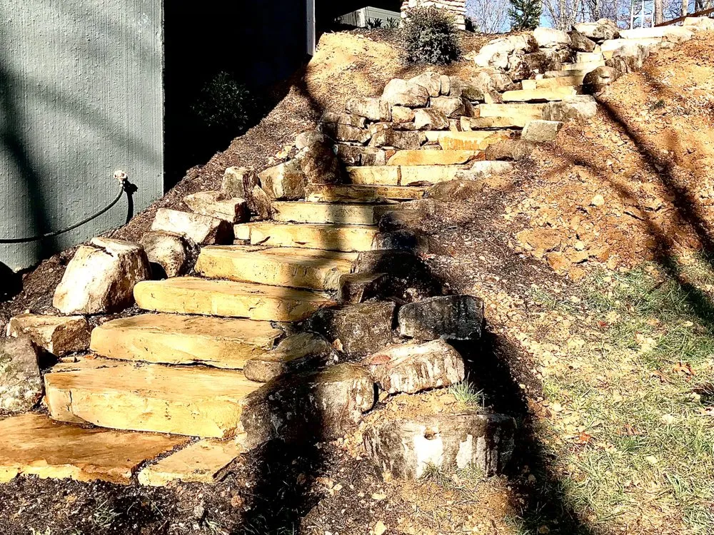 Local yard maintenance in Asheville, NC by JF Foltz Land & Stone