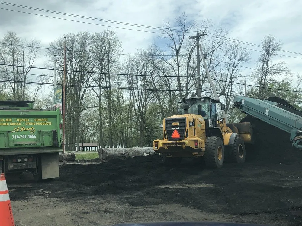 Expert landscaping services with custom design in North Tonawanda, NY by J.F. Krantz Topsoil & Nursery