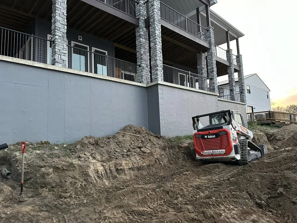 Custom landscaping services with custom design in Orland, IN by JF Landscape