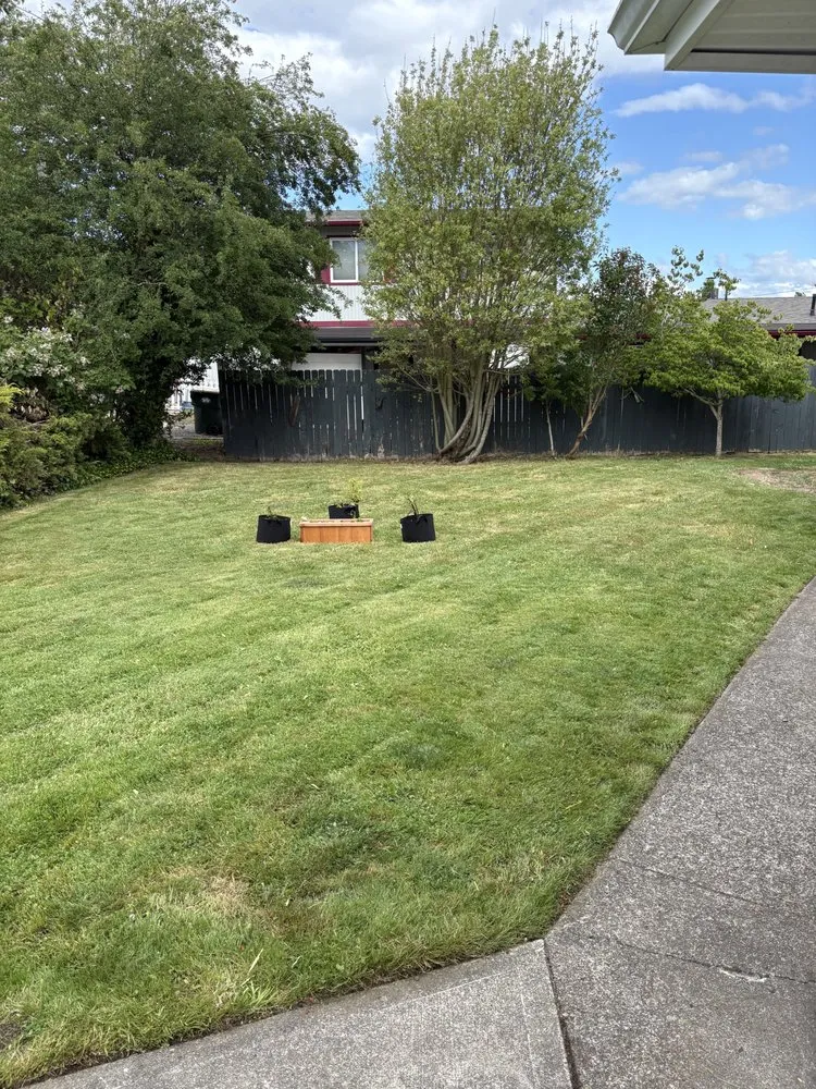 Custom outdoor landscaping in Chehalis, WA by JF Lawn Services