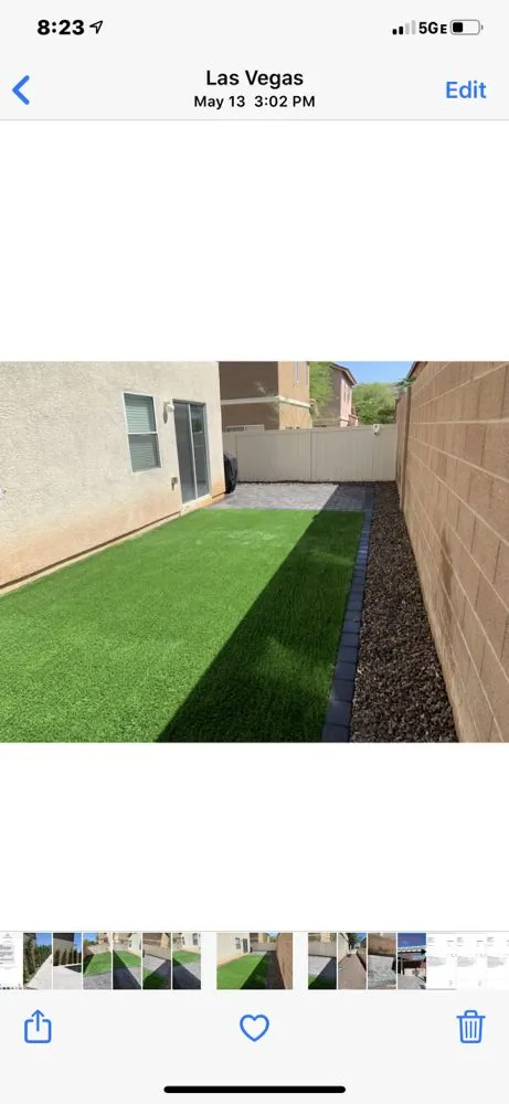 Professional garden landscaping in Las Vegas, NV by JFC LANDSCAPE