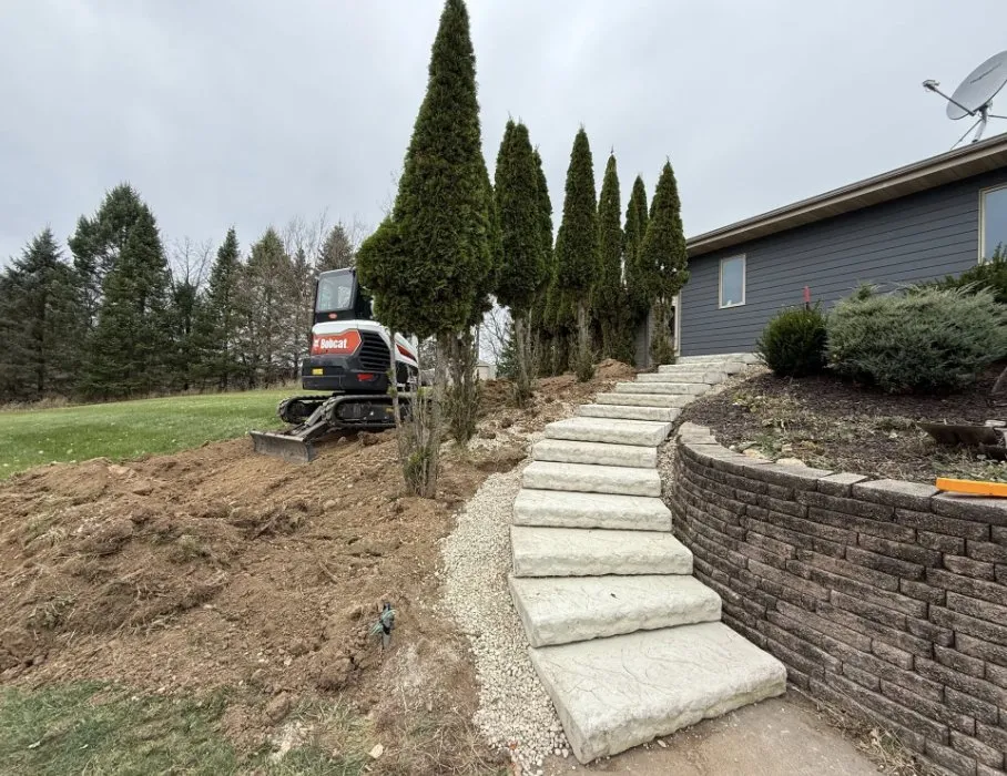 Affordable outdoor landscaping experts serving Hartford, WI - JG Dirt Worx