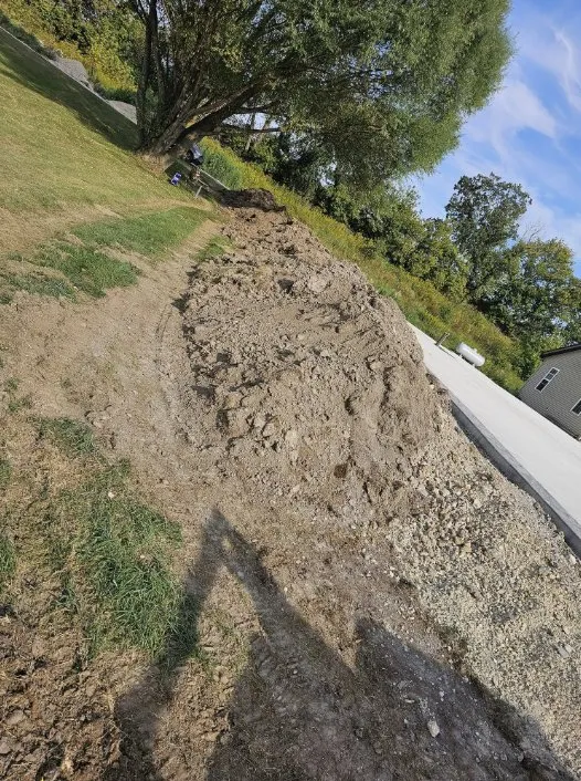 Custom landscape design in Hartford, WI by JG Dirt Worx