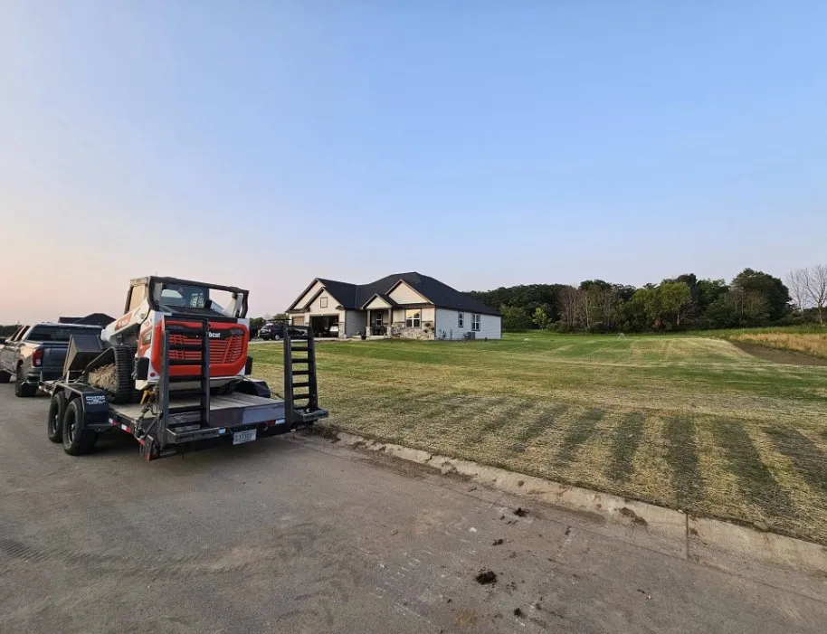 Affordable landscape installation in Hartford, WI - JG Dirt Worx